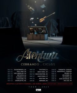 Romeo Santos se une a Aventura en la Gira “Cerrando Ciclos”