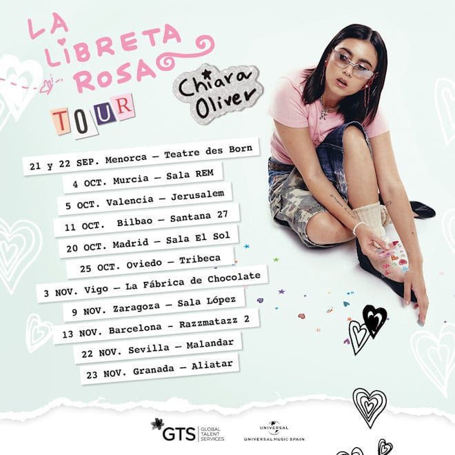 Chiara Oliver Lanza Su Nuevo Single &Quot;La Invitada&Quot; 1 La Libreta Rosa Primera Gira En Solitario