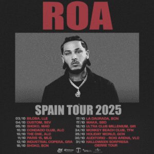ROA LLEGA A ESPAÑA CON SU GIRA “SPAIN TOUR 2025”