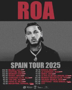 ROA INICIA SU GIRA “SPAIN TOUR 2025” CON CUATRO SHOWS AGOTADOS