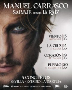 Entradas Manuel Carrasco “Salvaje desde la Raíz” Sevilla 2026