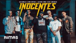 ALEX GÁRGOLAS SE UNE CON LYANNO, BRYTIAGO, NORIEL, ALEX ROSE, IZAAK Y JOHN HIDALGO EN ‘INOCENTES’