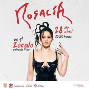 ROSALÍA ANUNCIA PRESENTACIÓN EN EL ZÓCALO DE MÉXICO