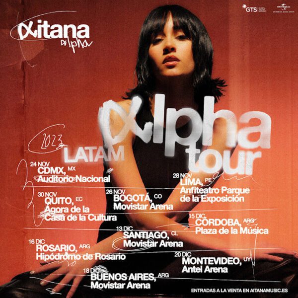 aitana alpha tour 2023 por latinoamÉrica